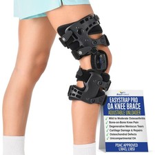 EasyStrap OA Unloader Knee Brace - Adjustable Hinged Osteoarthritis for Bone ...