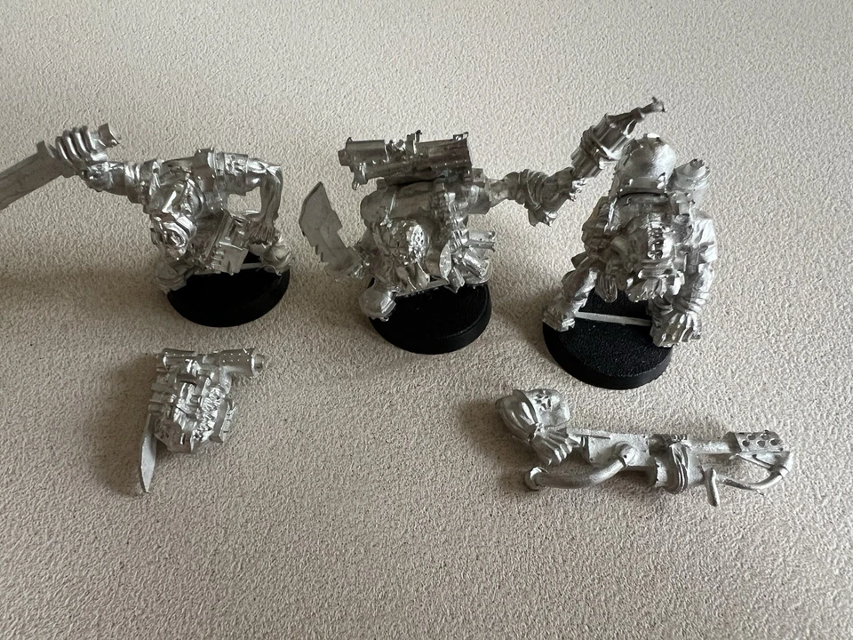 Warhammer 40K (3) Ork Kommandos Fuera de Stock Metal GW Foto 2 de 4