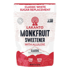 Classic Monk Fruit Sweetener with Allulose, White Sugar Substitute from Monk Fru