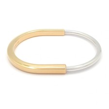 Auth TIFFANY Co. Tiffany Locks - 18K Rose Gold 18K White Gold 2   Bangle