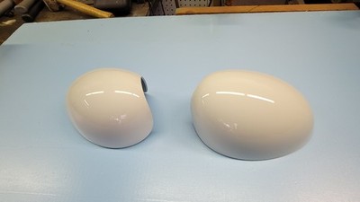MINI COOPER R56 FRONT LEFT RIGHT DOOR MIRROR COVER BLACK JACK 51162147671