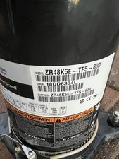 COPELAND SCROLL COMPRESSOR model ZR48K5E - TF5- 830 Year 2018 230v  3 phase