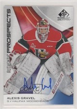 2019-20 Upper Deck SP Game Used CHL Edition Blue Alexis Gravel #3 Auto 07kp