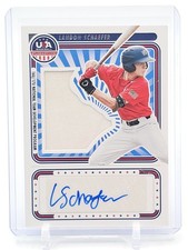 LANDON SCHAEFER 2024 USA BASEBALL STARS & STRIPES WORN PATCH AUTO /199 Q5908