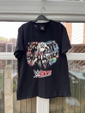 WLive 2018 Fall Tour WWE Wrestling TShirt Size Large