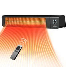 EAST OAK Electric Patio Heater for Commercial Use, 3000W Wall Mounted