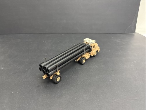 1961-71 French Dinky Toys 893 SAHARIEN TRUCK PIPE CARRIER TRAILER - Y.6 - Picture 3 of 7