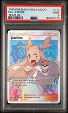 Carta Pokemon PSA 9 Jasmine 177/181 squadra