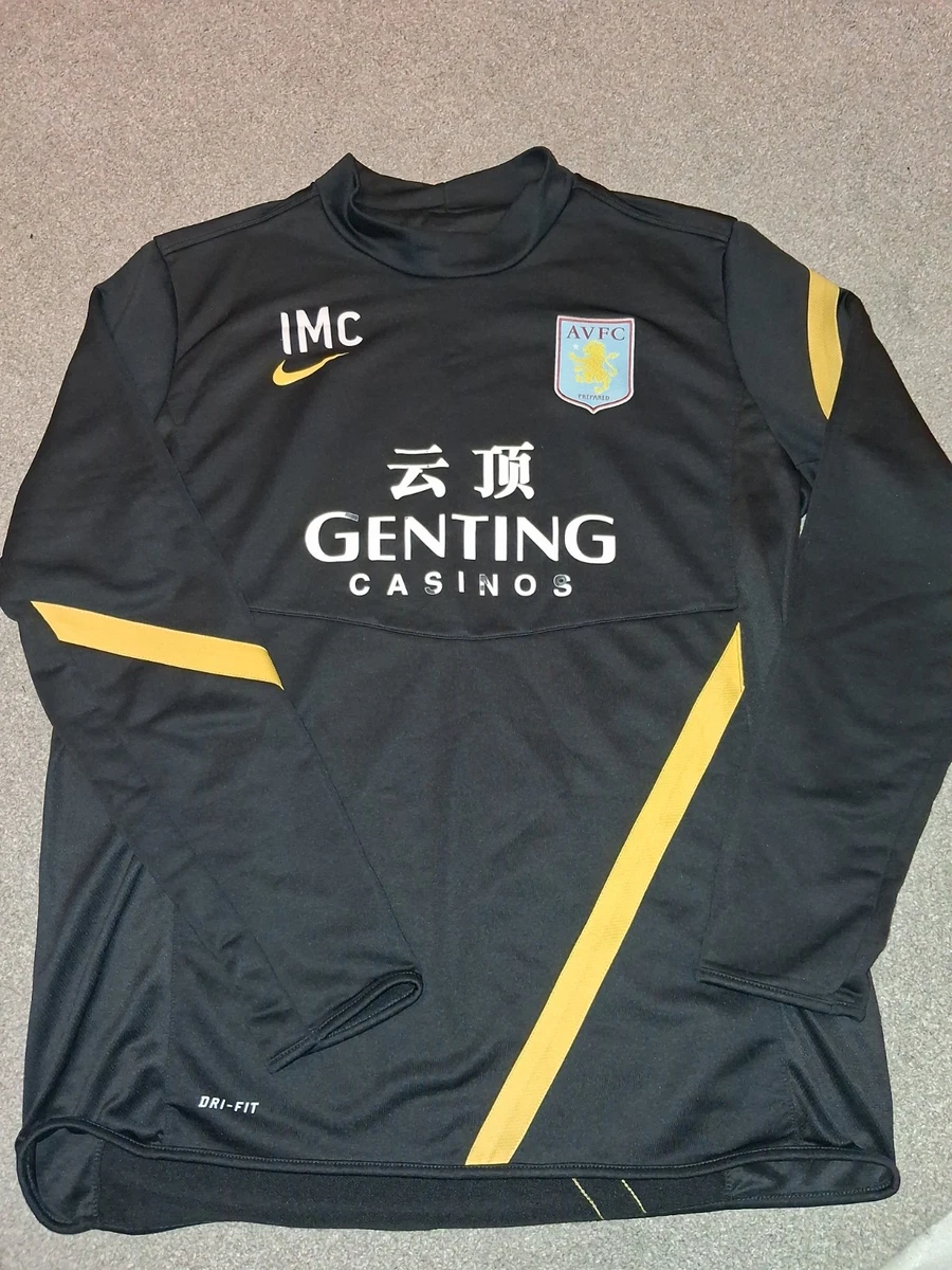 Nike Aston Villa Training Kit Memorabilia Football Shirts (English