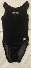 Leotard, Child's Size Large, Black Velvet, GK