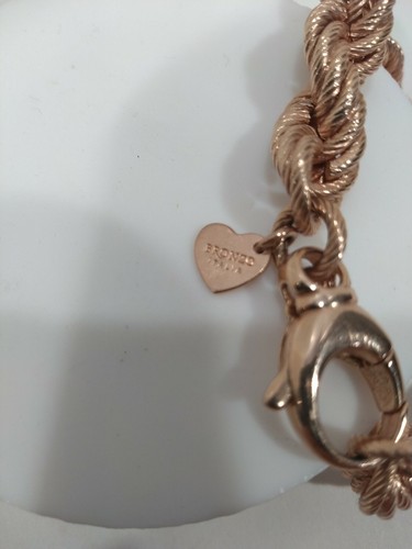 Nice Bronzo Italia Bronze Milor Italy Textured Bracelet... - Picture 3 of 5