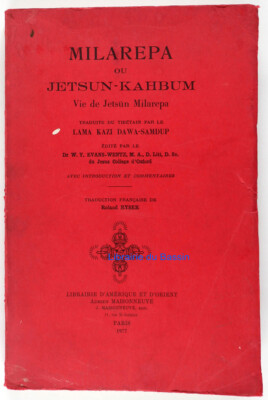 Milarepa oder Jetsun-Kahbum Leben von Jetsün Milarepa Dr. W. Y. Evans-Wentz 1977