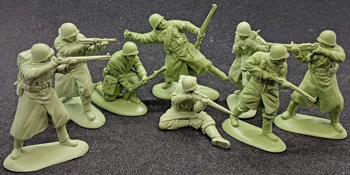 Mars 32039 - WWII U.S. Infantry - Winter uniforms - 15 54mm toy