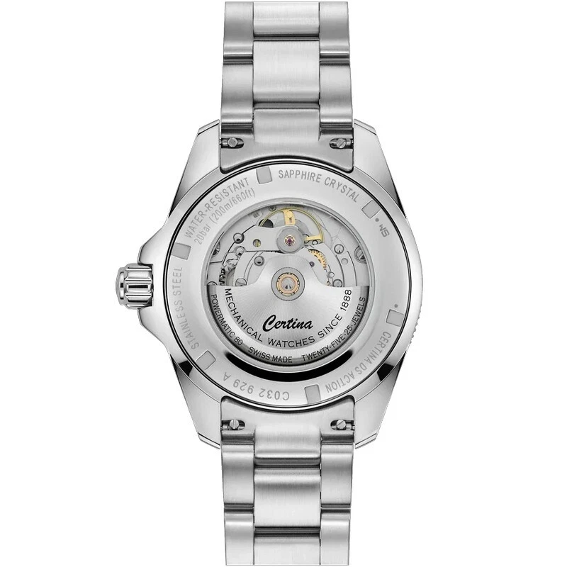 Reloj Hombre Certina DS Action GMT 41mm Verde-Negro C0329291105100 Foto 3 de 4