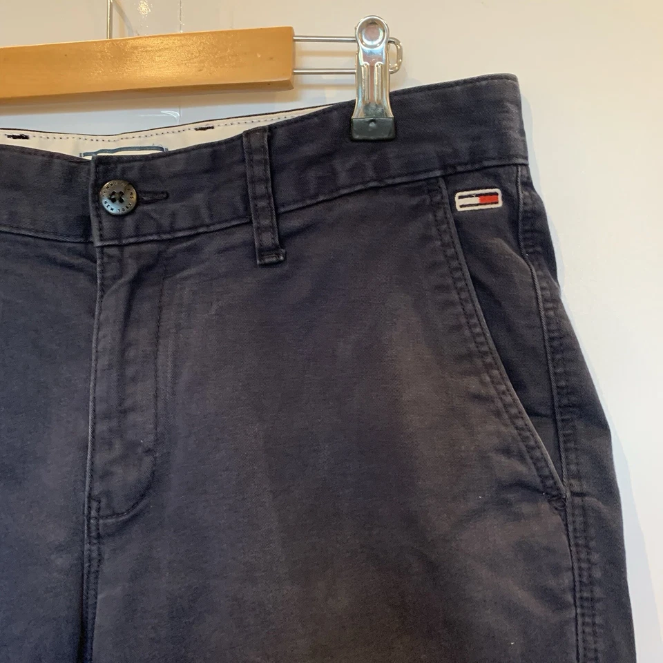 Шорты мужские Tommy Jeans Chino размер W31 синие с карманами 100% хлопок - Изображение 2 из 4