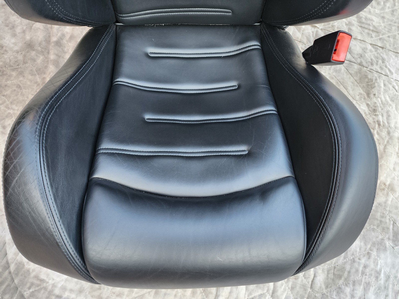 FERRARI F430 COUPE & SPIDER OEM GENUINE COMPLETE LEFT & RIGHT BLACK LEATHER SEAT