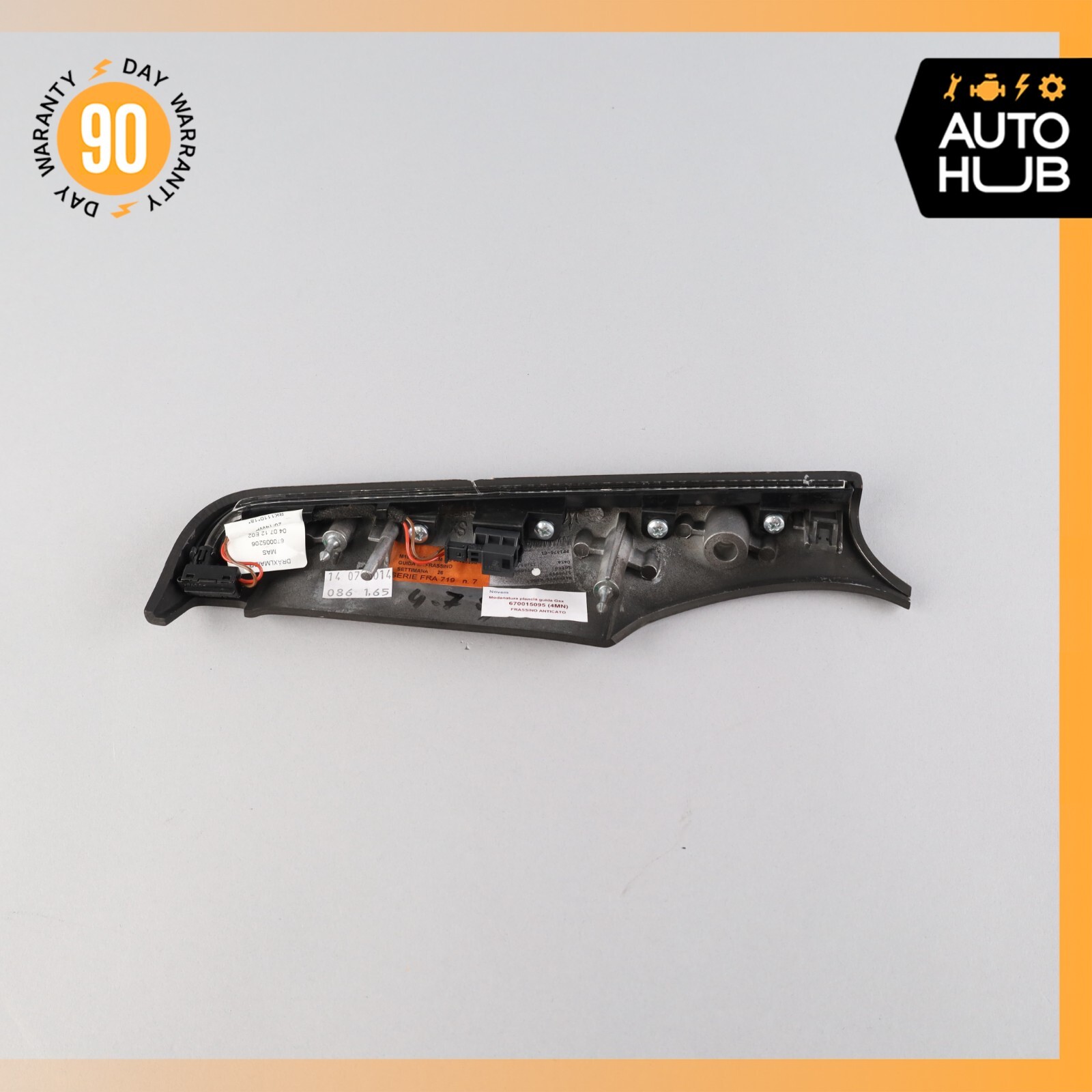 2015 Maserati Quattroporte M156 Left Side Dashboard Trim Wood OEM 32k