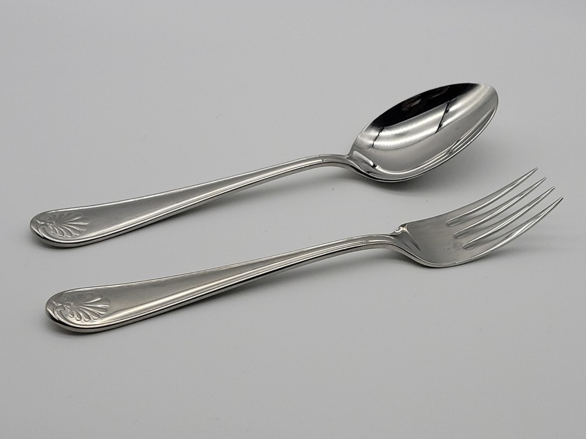 Christian Dior COQUILLE Stainless Shell Korea Glossy Serving Fork