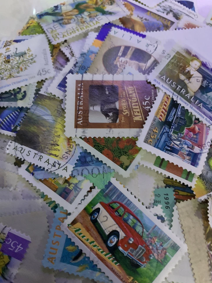 AUSTRALIA 2000 Stamps Off Paper Used FREE POST stamps - image 2 of 3