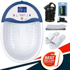 Ionic Foot Spa Bath Basin Massager w/ Heat Waistband Temp Adjustable Soak Tub