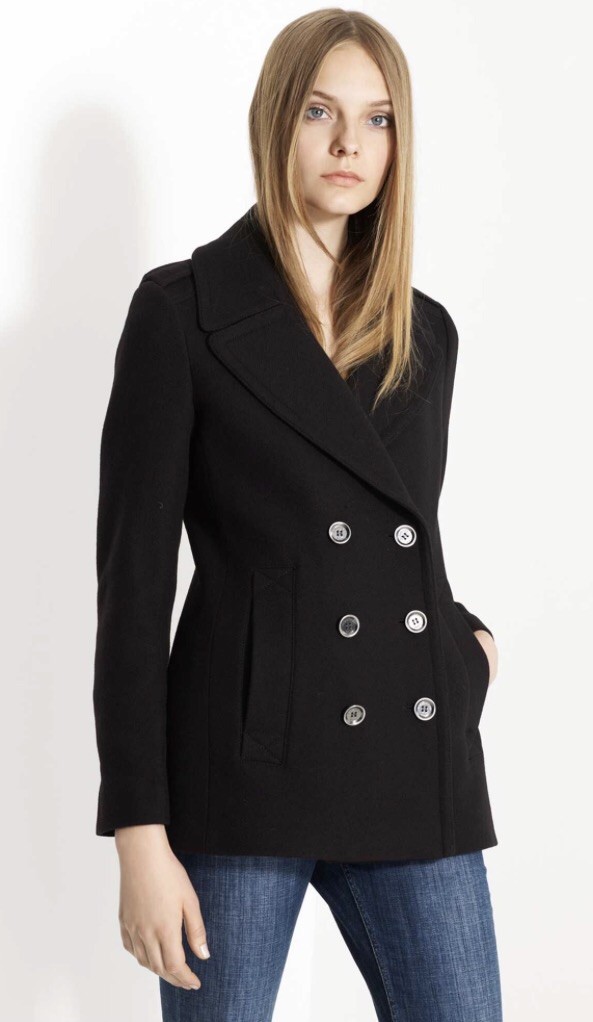 burberry pea coat