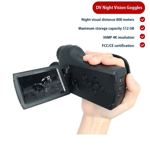 NV2186 8X 4K HD 30MP Digital Monocular DV Gafas de Visión Nocturna 700m Visión Nocturna - Imagen 18 de 20