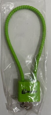 2 LOCKDOWN REGAL RIISC3 CABLE GUN LOCK FOR FIREARMS, WITH KEY, ONE RED ONE GREEN