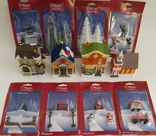 Christmas Winter Cobblestone Village Miniature Accessories S20, Select: Type