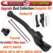 For DeWALT DWS779/780/782 DW718 Dust Collection Upgrade Miter Saws -Complete Kit