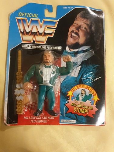 Wwf Hasbro Million Dollar Man Ted Dibiase Moc...