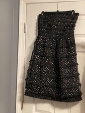 Marc Jacobs Dress Black Strapless Size 6