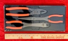 Snap On Pliers 3 Pcs Set PL330ACF Orange Brand New!