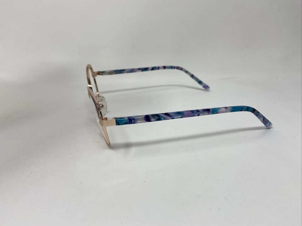 КОСМОПОЛИТИЧЕСКИЕ ОЧКИ MAVIS РОЗОВОЕ ЗОЛОТО ФИОЛЕТОВЫЙ СИНИЙ ГРАФФИТИ 52/17/140. !A73 - Изображение 3 из 4