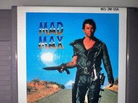 MAD MAX Nintendo NES Cart +Dustcover Cleaned Tested Authentic Game