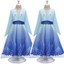 thumbnail 4 - Kids Cosplay Frozen 2 Queen Elsa Party Dress Girls Costume Birthday Fancy Dress