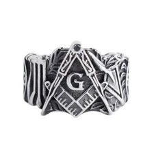 Latest Design Stainless Steel Ring Masonic jewelry freemason Cheap Masonic Rings