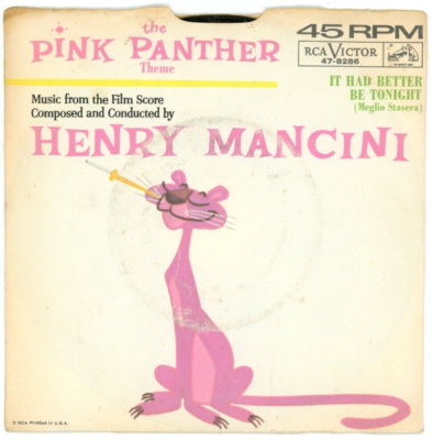 Henry Mancini The Pink Panther Theme RCA Victor 478286 PS VG+ | eBay