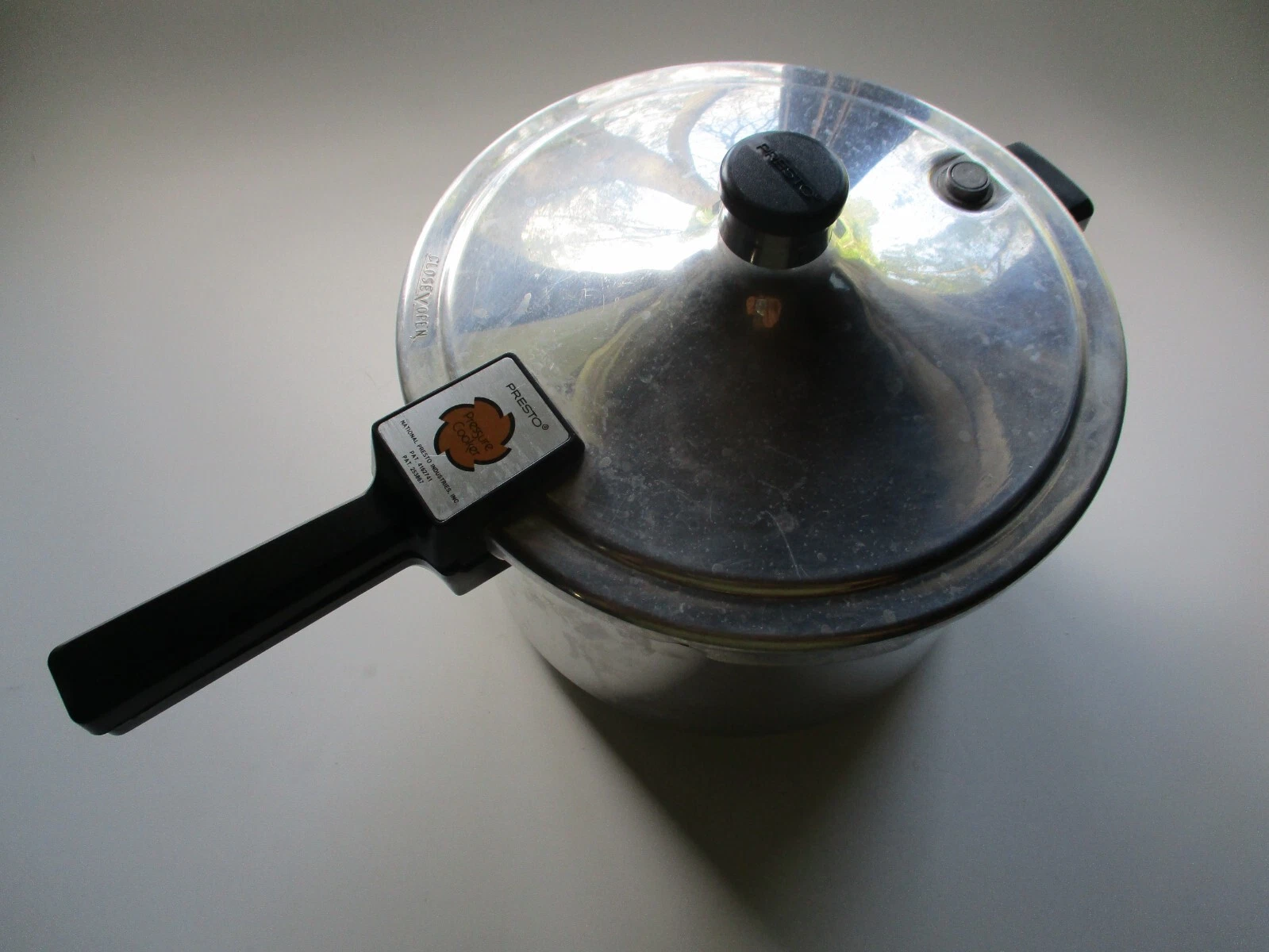 VTG PRESTO Pressure Cooker 6QT 409A Aluminum 0125004 USA Made W Jiggler & Trivet