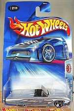 2004 Hot Wheels 211 Pride Rides 1963 T-bird Silver Variation Wchrome 3 Spokes