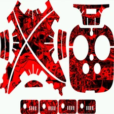DJI Phantom 3 Drone Wrap RC Quadcopter Decal Custom Skin Accessory Grafitti