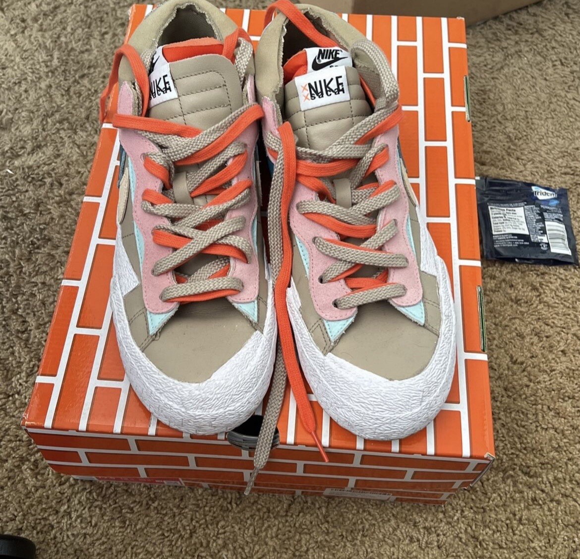 SACAI X NIKE Taglia 11 Nike Blazer Low x KAWS x sacai Reed 2021 DM7901 200