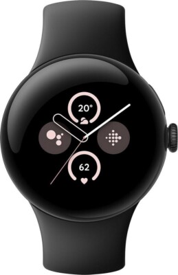 Google Pixel Watch 2 Wi-FI 41 mm Sport Band Obsidian Black Schwarz NEU + OVP
