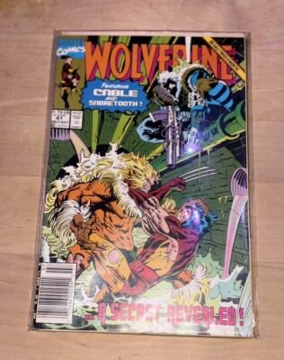 WOLVERINE #6 Marvel Comics 1989 FN 6.0 Direct Todd McFarlane Art Back Cover MINT