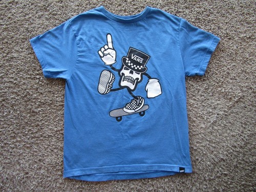 Wall Blue Skull Graphic Cotton Blend 
