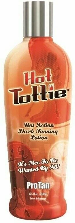 PRO TAN HOT TOTTIE TINGLE SUNBED TANNING LOTION CREAM + FREE UV REUSABLE GOGGLES