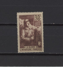 S57998 FRANCE 1938 MNH** Mémorial D'Infanterie 2V #386