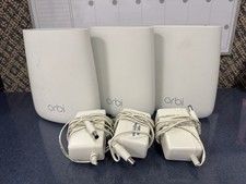 Genuine Original NETGEAR Orbi RBR20 Mesh Wi-Fi Router with two RBS20 Satellites