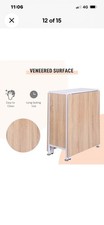 Image of Folding Dining Table with Shelves