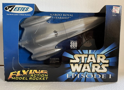 Estes Star Wars Naboo Royal Starship Model Rocket Kit w/ Stand EST 1830 1998