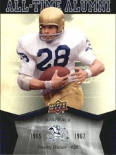 2013 Upper Deck Notre Dame All Time Alumni #ATARB Rocky Bleier - FB